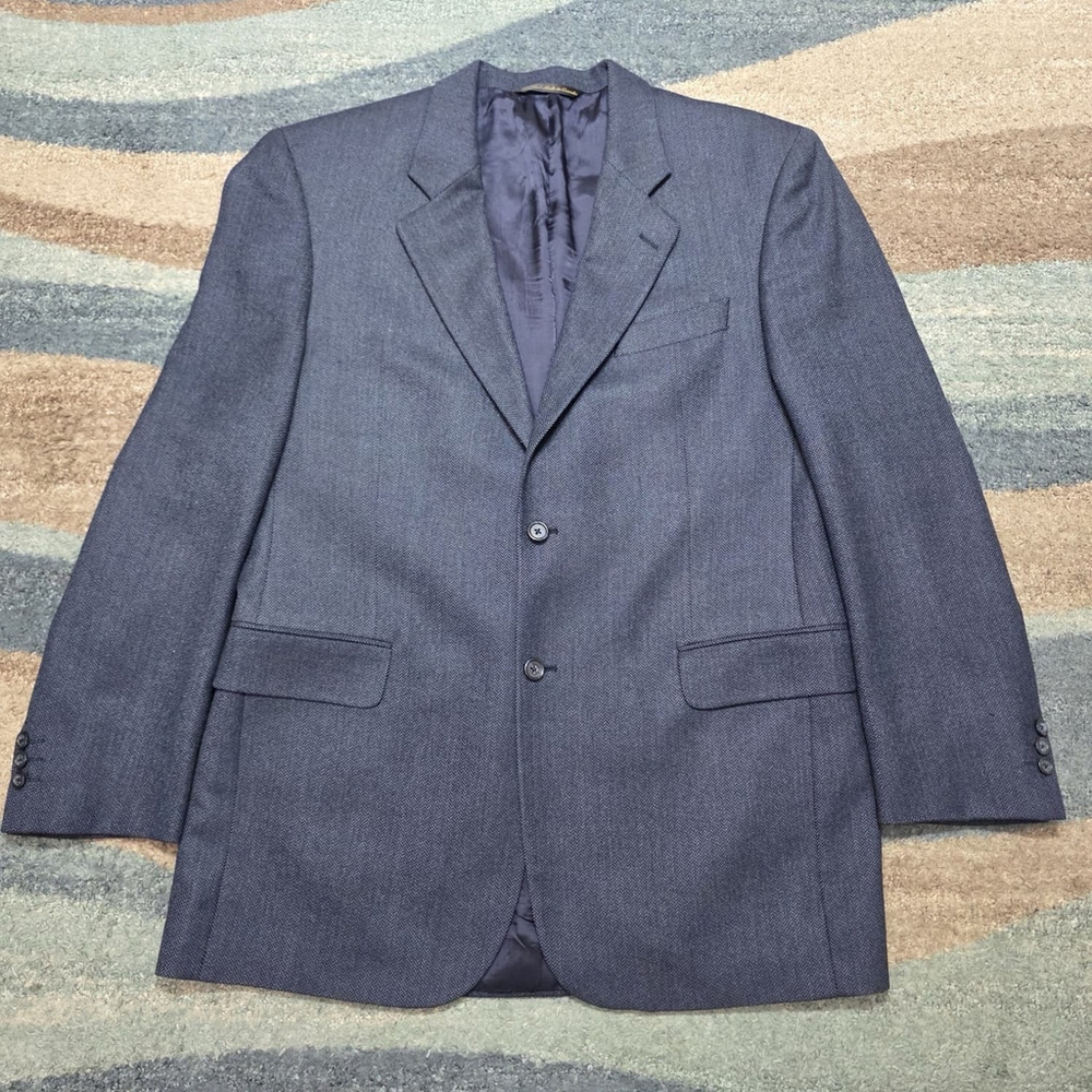 Loro Piana Wool Sport Coat Blazer Jack Victor Montreal Gray 42